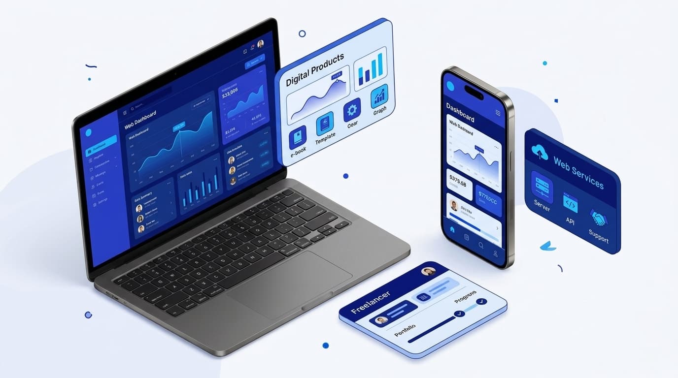 KazuuDev Platform Suite & Dashboard Mockup